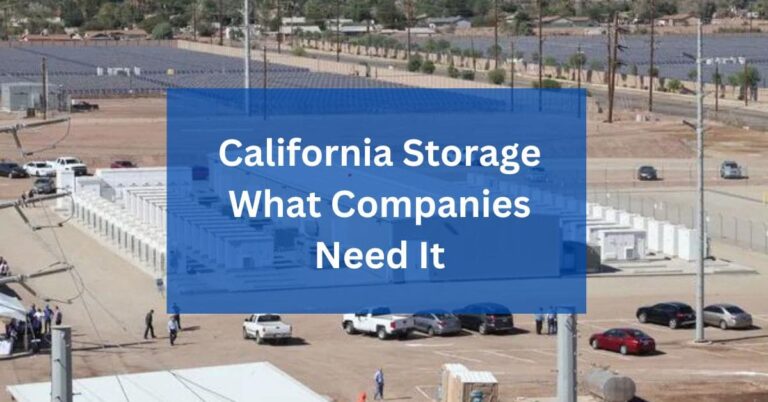 California Storage What Companies Need It – A Complete Guidance!